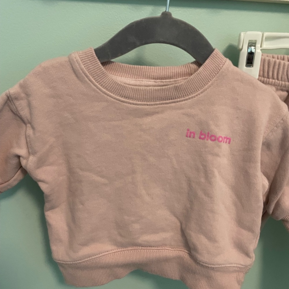 The Littlest In Bloom Sweatsuit - Picture 2 of 6
